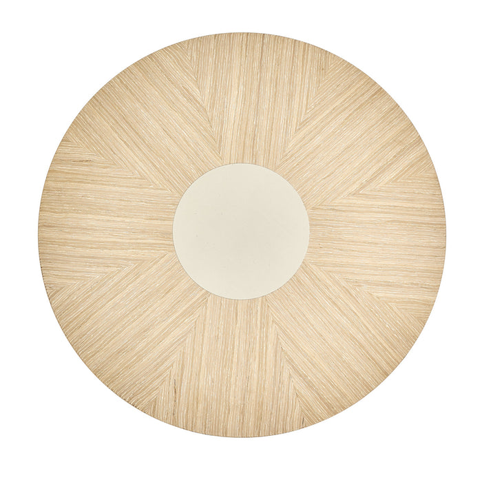 AICO Furniture - Laguna Round Chairside Table in Washed Oak - 9083222-129