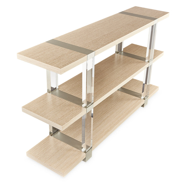 AICO Furniture - Laguna Console Table in Washed Oak - 9083223-129