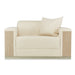 AICO Furniture - Laguna Ridge Chair & A Half in Champagne - 9083838-CHPGN-129 - GreatFurnitureDeal