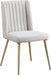 Meridian Furniture - Eleanor Linen Dining Chair Set of 2 in Cream - 932Cream-C - GreatFurnitureDeal