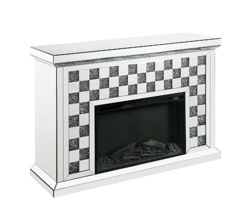 Acme Furniture - Noralie Fireplace in Mirrored - 90872 - GreatFurnitureDeal