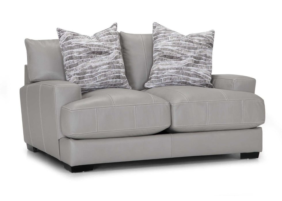 Franklin Furniture - Antonia 4 Piece Living Room Set in Light Gray - 90940-LM 90-06-4SET - GreatFurnitureDeal
