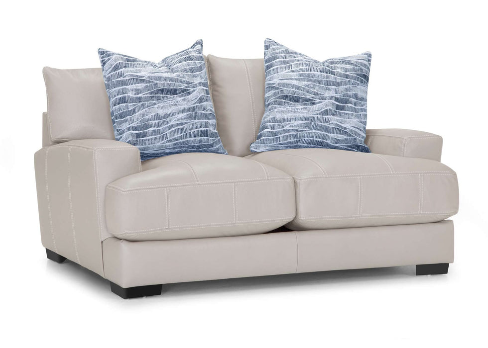 Franklin Furniture - Luca 3 Piece Living Room Set in Bison Ivory - 90940-LM 90-09-3SET - GreatFurnitureDeal