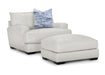 Franklin Furniture - Luca Ottoman in Bison Ivory - 90918-LM 90-09 - GreatFurnitureDeal