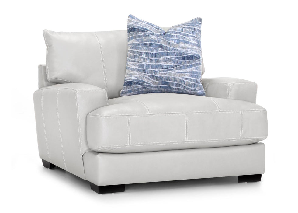 Franklin Furniture - Luca 4 Piece Living Room Set in Bison Ivory - 90940-LM 90-09-4SET - GreatFurnitureDeal