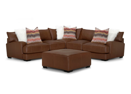 Franklin Furniture - Gia 4 Piece Sectional in Bison Acorn - 909-4SET-BISON ACORN - GreatFurnitureDeal
