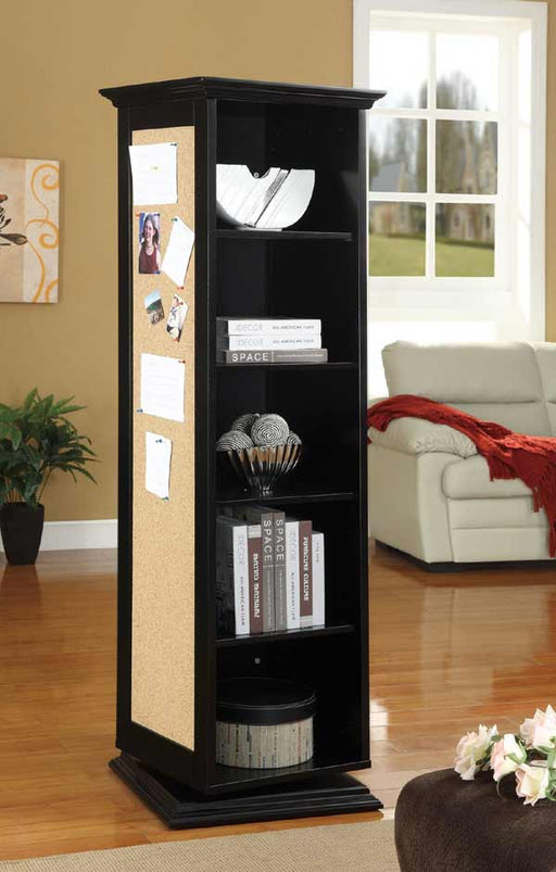 Coaster Furniture - 910083 Black Swivel Cabinet - 910083 - GreatFurnitureDeal