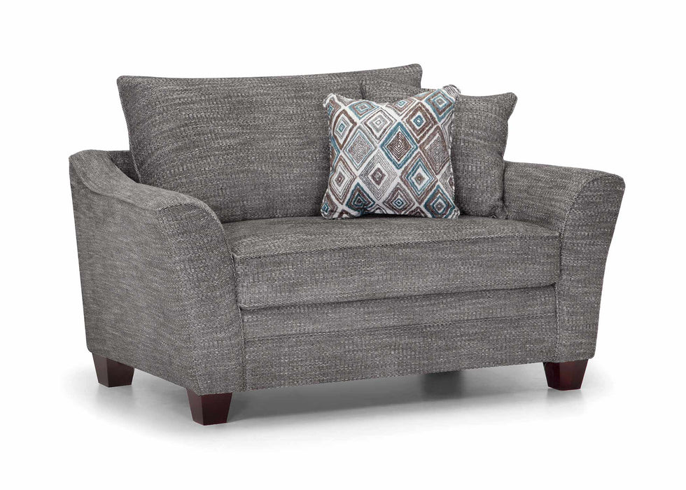 Franklin Furniture - Hughes Chair and a Half in New Hues Pewter - 91088-PEWTER - GreatFurnitureDeal