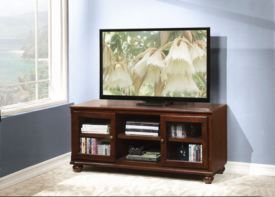 Acme Furniture - Dita Classic TV Stand in Walnut - 91108 - GreatFurnitureDeal