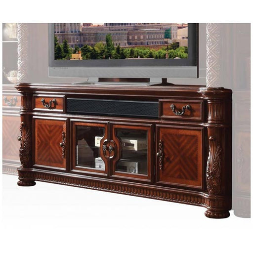 Acme Furniture - Vendome II TV Console, Cherry - 91318 - GreatFurnitureDeal