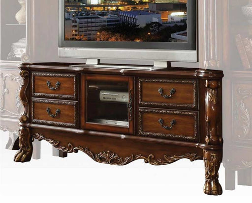Acme Furniture - Dresden TV Console, Cherry Oak - 91338 - GreatFurnitureDeal
