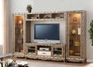 Acme Furniture - Orianne Antique Gold 4 Piece Entertainment Center Set - 91430-4SET