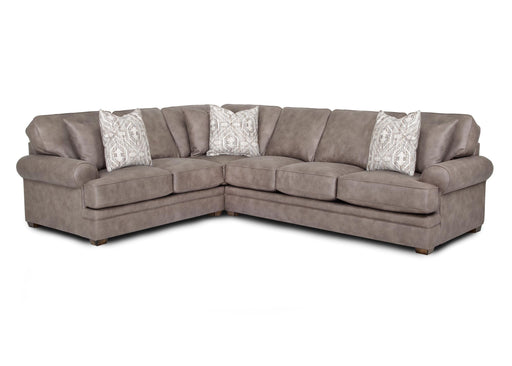 Franklin Furniture - Brighton 2 Piece Sectional Sofa in Greige - 91549-528-GRIGE - GreatFurnitureDeal