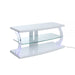 Acme Furniture - Aileen White & Clear Glass TV Stand - 91554 - GreatFurnitureDeal