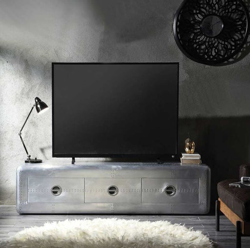 Acme Furniture - Brancaster Aluminum TV Stand - 91562 - GreatFurnitureDeal