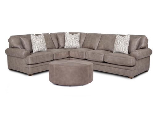 Franklin Furniture - Brighton 3 Piece Sectional Sofa in Greige - 91549-528-618-GRIGE - GreatFurnitureDeal
