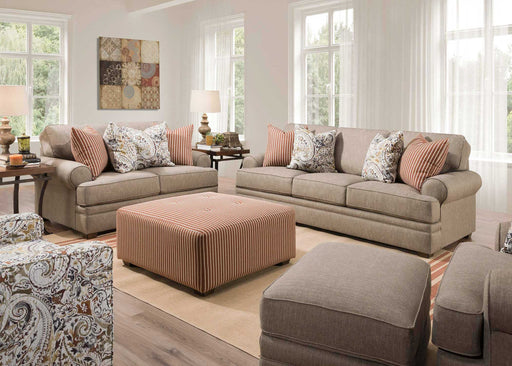 Franklin Furniture - Vermont 2 Piece Sofa Set in Vermont Teak - 91540-2SET-TEAK - GreatFurnitureDeal