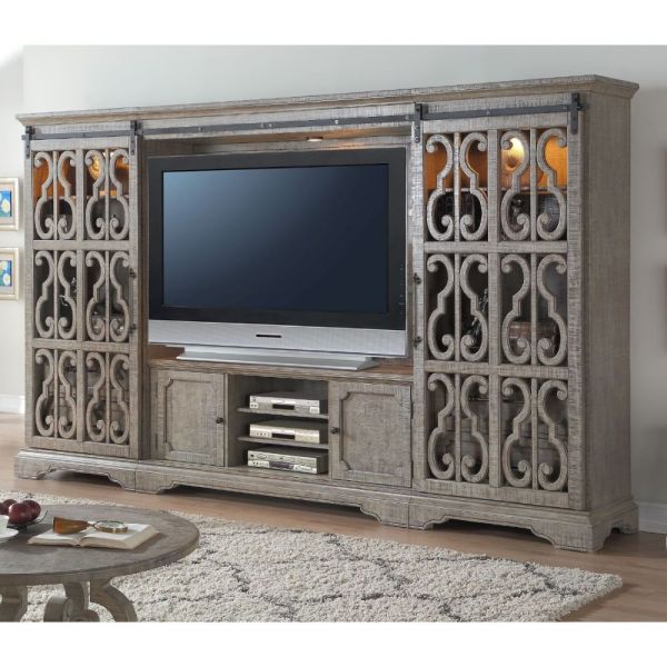 Acme Furniture - Artesia Entertainment Center in Salvaged Natural - 91760