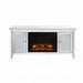 Acme Furniture - Noralie TV Stand w-Fireplace (LED) in Mirrored - 91770 - GreatFurnitureDeal