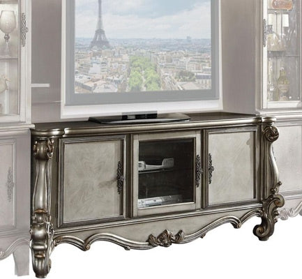 Acme Furniture - Versailles Antique Platinum TV Stand - 91824