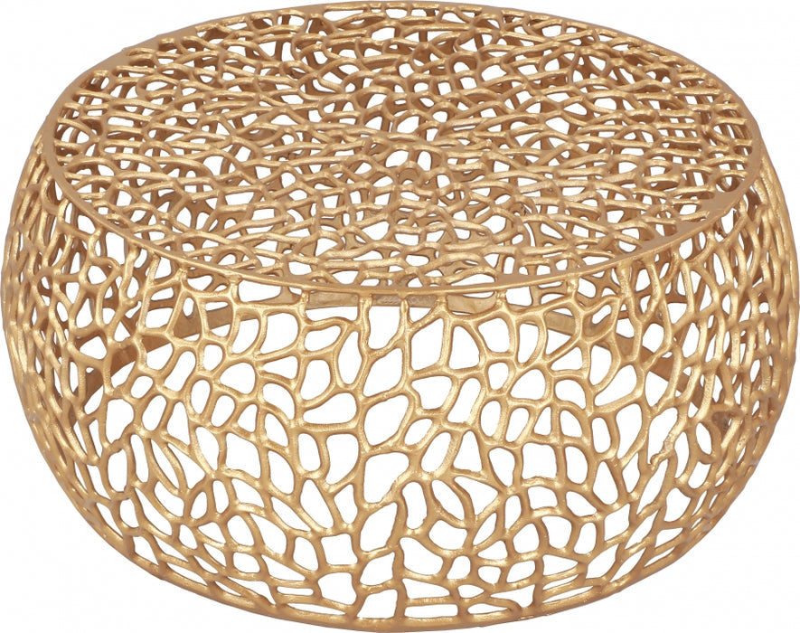 Meridian Furniture - Priya Coffee Table in Gold - 224Gold-C