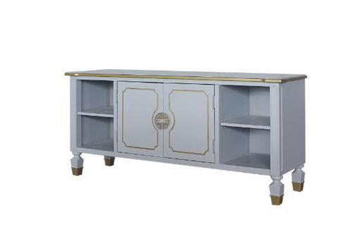 Acme Furniture - House Marchese TV Stand in Pearl Gray - 91993 - GreatFurnitureDeal