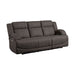 Homelegance - Camryn Power Double Reclining Sofa in Chocolate - 9207CHC-3PW - GreatFurnitureDeal