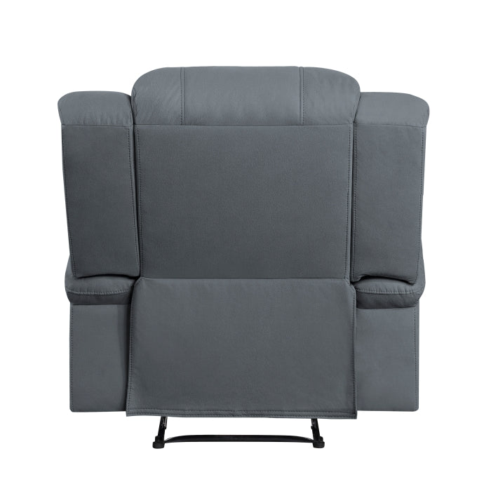 Homelegance - Camryn Reclining Chair in Graphite Blue - 9207GPB-1