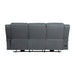 Homelegance - Camryn Power Double Reclining Sofa in Graphite Blue - 9207GPB-3PW - GreatFurnitureDeal