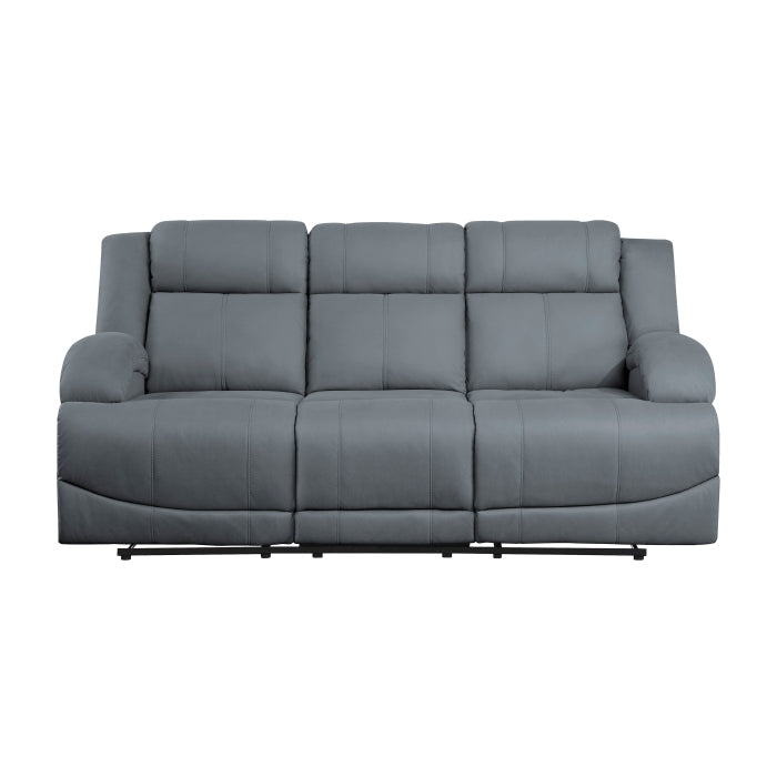Homelegance - Camryn Double Reclining Sofa in Graphite Blue - 9207GPB-3 - GreatFurnitureDeal