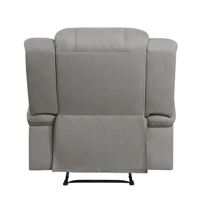 Homelegance - Camryn Reclining Chair in Gray - 9207GRY-1