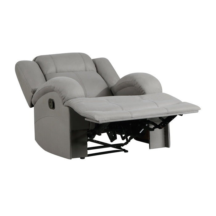 Homelegance - Camryn Reclining Chair in Gray - 9207GRY-1 - GreatFurnitureDeal