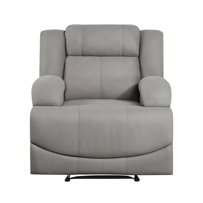 Homelegance - Camryn Reclining Chair in Gray - 9207GRY-1
