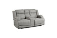 Homelegance - Camryn 3 Piece Power Double Reclining Living Room Set in Gray - 9207GRY*3PW - GreatFurnitureDeal