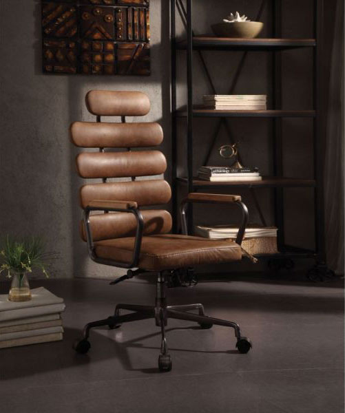 Acme Furniture - Calan Office Chair in Retro Brown - 92108 - GreatFurnitureDeal