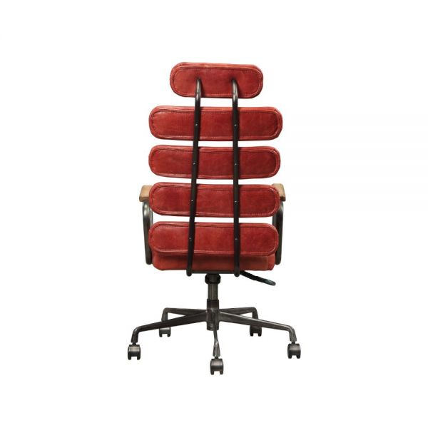 Acme Furniture - Calan Office Chair in Vintage Red - 92109 - GreatFurnitureDeal