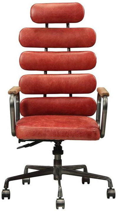 Acme Furniture - Calan Office Chair in Vintage Red - 92109 - GreatFurnitureDeal