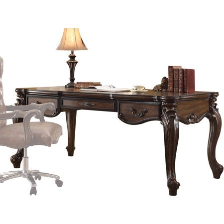 Acme Furniture - Versailles Executive Desk (Leg), Cherry Oak - 92280 - GreatFurnitureDeal