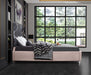 Meridian Furniture - Ghost Velvet Queen Bed in Pink - GhostPink-Q - GreatFurnitureDeal