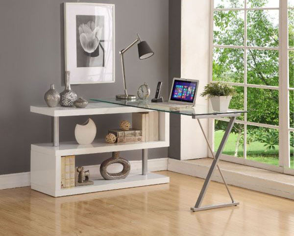 Acme Furniture - Buck Desk in White - 92368 - GreatFurnitureDeal