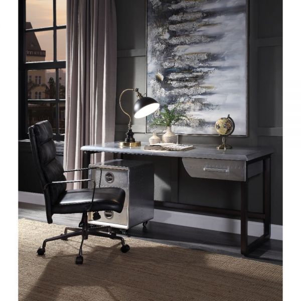 Acme Furniture - Brancaster Desk in Aluminum - 92855