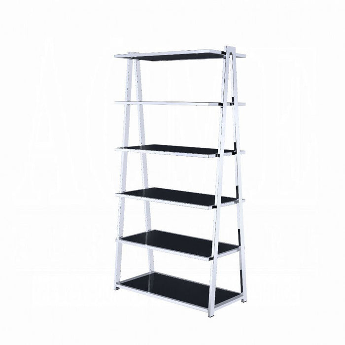 Acme Furniture - Coleen Bookshelf in Black High Gloss - 92451 - GreatFurnitureDeal