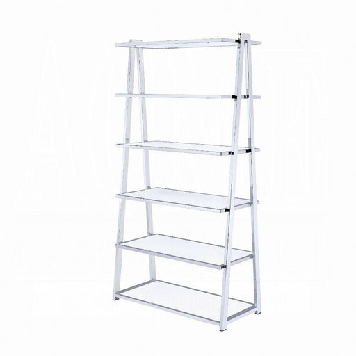 Acme Furniture - Coleen Bookshelf in White High Gloss - 92455 - GreatFurnitureDeal