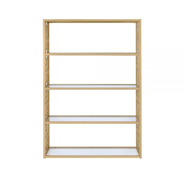 Acme Furniture - Blanrio Bookshelf in Gold - 92465 - GreatFurnitureDeal