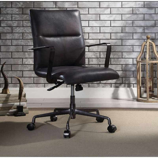 Acme Furniture - Indra Office Chair in Onyx Black - 92569 - GreatFurnitureDeal