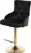 Meridian Furniture - Claude Adjustable Bar | Counter Stool in Black - 713Black - GreatFurnitureDeal