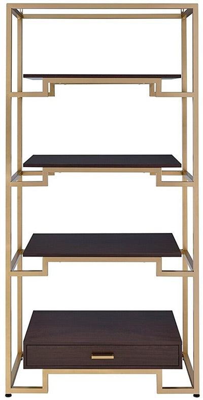 Acme Furniture - Yumia Bookshelf in Gold - 92787 - GreatFurnitureDeal
