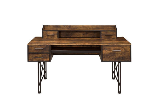 Acme Furniture - Safea Desk in Weathered Oak - 92800 - GreatFurnitureDeal