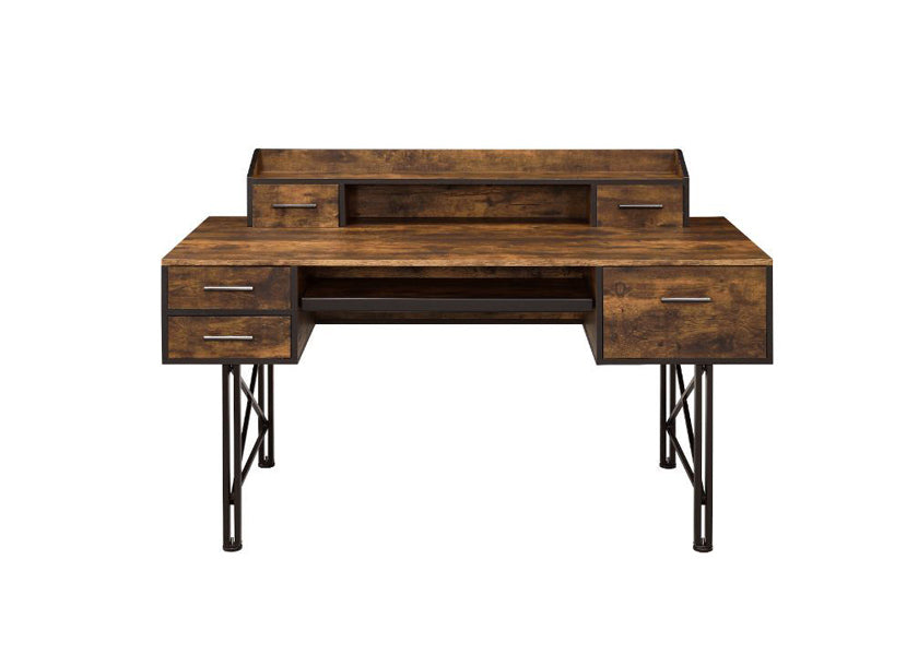 Acme Furniture - Safea Desk in Weathered Oak - 92800