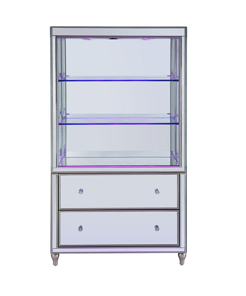 Acme Furniture - Persis Bookshelf in Mirrored - 92850